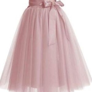 DRESSTELLS Knee Length Tulle Skirt
